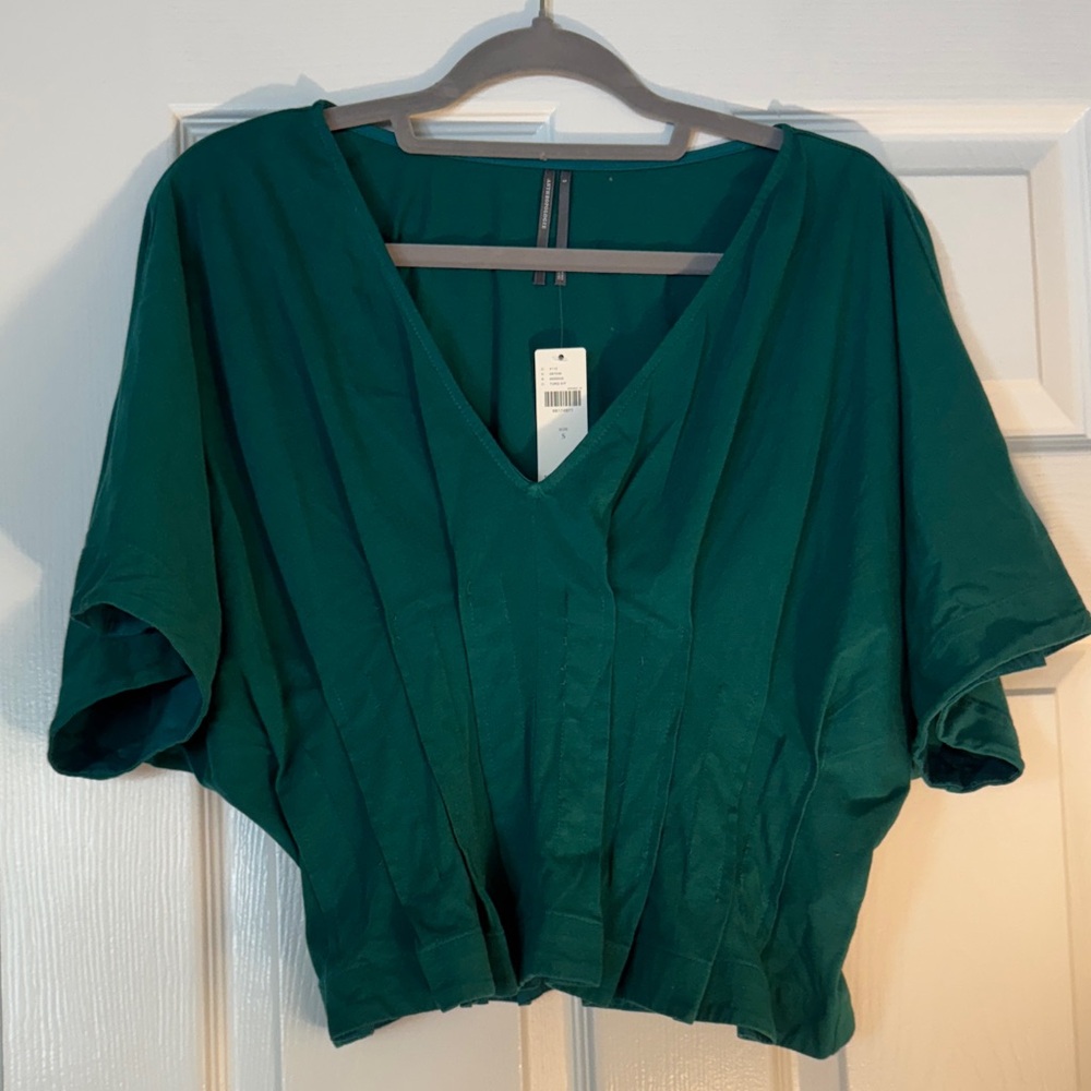 NWT Anthropologie Teal V-Neck Women's Tunic